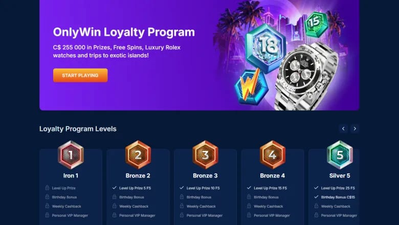 Gambling company site - onlywincasino-site